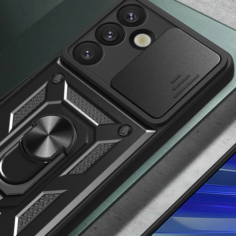 Hybrid Armor Camshield Samsung Galaxy S25 Black