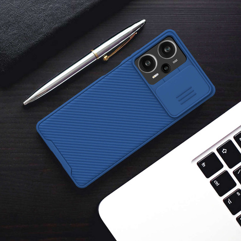 Xiaomi Redmi Note 12 Turbo / Xiaomi Poco F5 Armor Case mit Kameraabdeckung Nillkin CamShield Pro Case – Schwarz