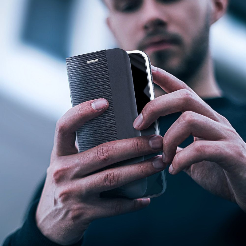 Kabura SENSITIVE Book do IPHONE 17 Pro czarny