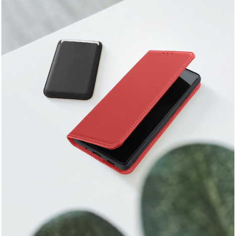 Kabura skórzana SMART PRO do IPHONE 16 Pro Max bordowy
