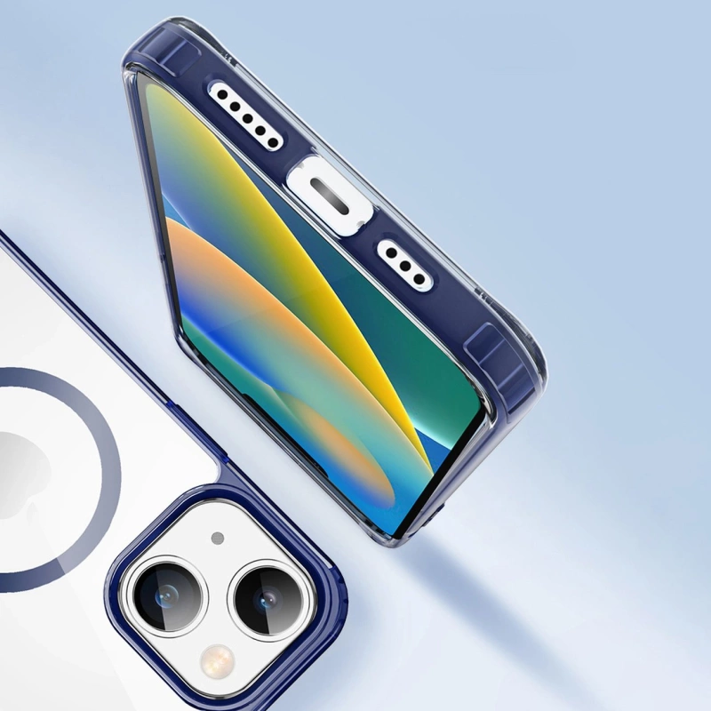 Dux Ducis Clin2 Hülle für iPhone 14 Plus magnetische Hülle MagSafe grau