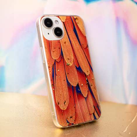 Nakładka Gold Glam do iPhone 14 Pro 6,1" Orange