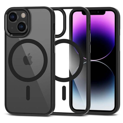 Etui IPHONE 12 MINI / 13 MINI Tech-Protect Magmat MagSafe transparentne czarne