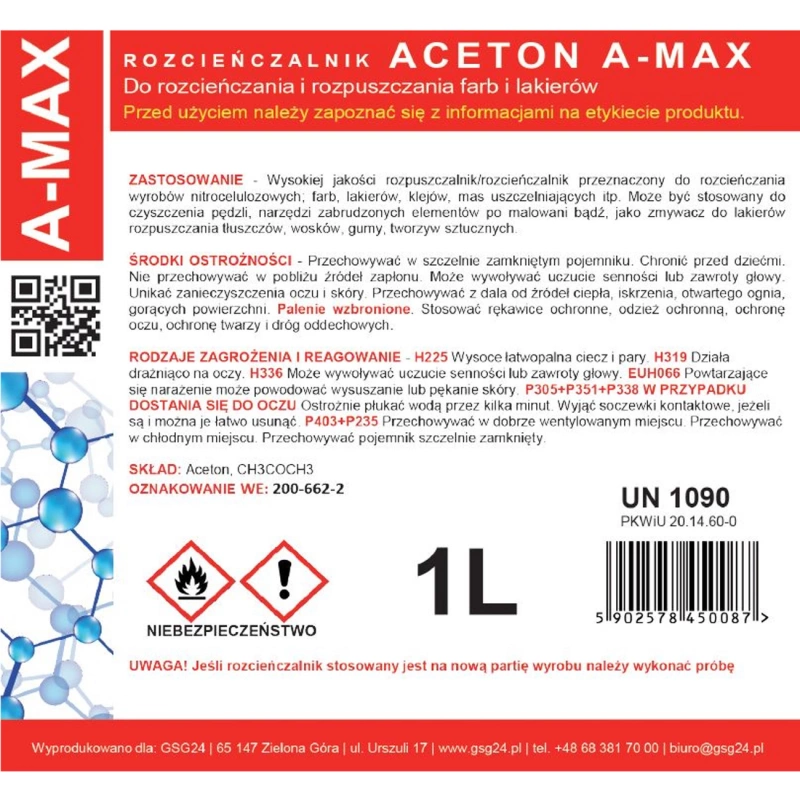 Aceton-Lösungsmittelentferner A-MAX 1L