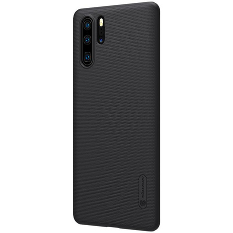 Nillkin Super Frosted Shield wzmocnione etui pokrowiec + podstawka Huawei P30 Pro czarny