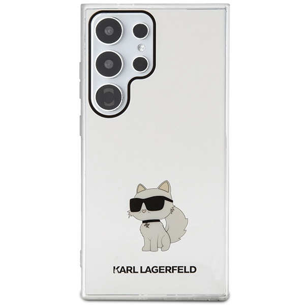 Oryginalne Etui KARL LAGERFELD hardcase IML Choupette KLHCS24LHNCHTCT do Samsung Galaxy S24 Ultra przezroczysty