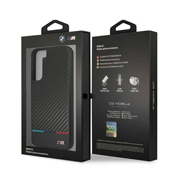 Hardcase case BMW BMHCS22MPUCARTCBK S22 + S906 black / black M Collection Triangles