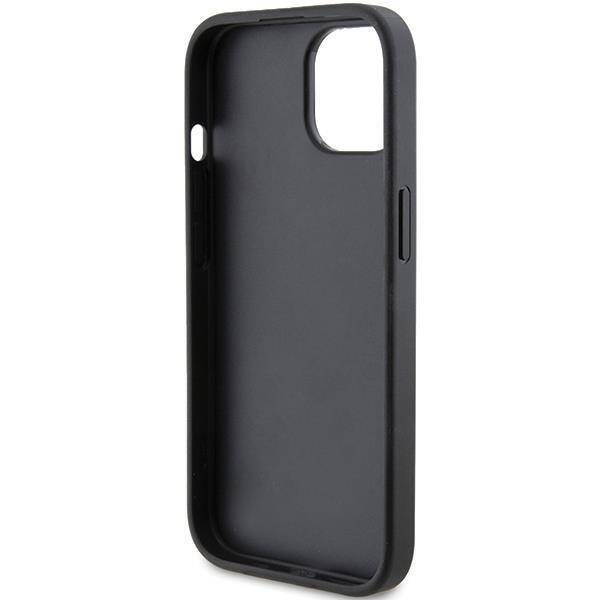 Karl Lagerfeld Quilted K Pattern case for iPhone 15 - black