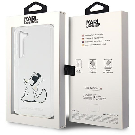 Karl Lagerfeld KLHCS23MCFNRC S23+ S916 transparente Hardcase Choupette Fun