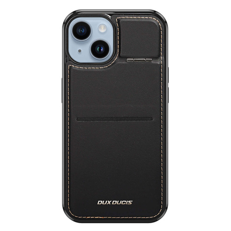 3-in-1-Hülle für iPhone 14 Plus mit MagSafe Wallet RFID-blockierender Ständer Dux Ducis Rafi Mag – Schwarz