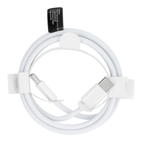 Kabel Typ C do Typ C 3.0 PD 30W HD26 biały 1 metr