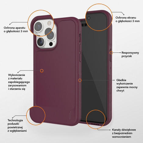 Ugly Rubber nakładka L do iPhone 15 Plus 6,7" czarna