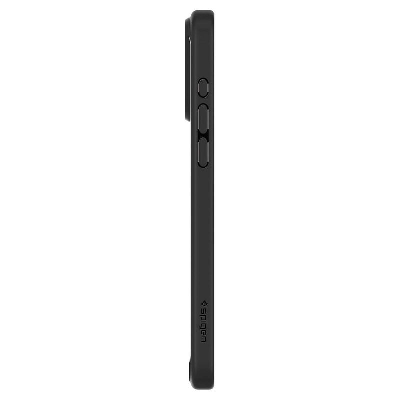 Spigen Crystal Hybrid, mattschwarz – iPhone 15 Pro