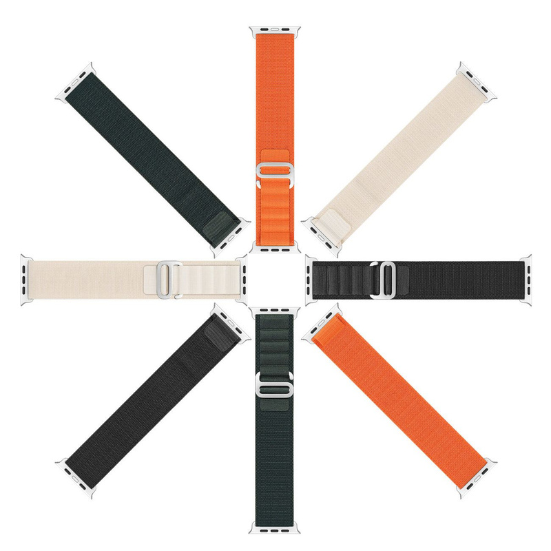 Sport Buckle Strap for Apple Watch Ultra/8/7/6/SE/5/4/3/2/1 (42, 44, 45, 49mm) Dux Ducis Strap GS Version - Orange