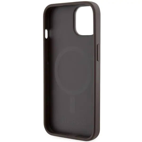 Guess GUHMP14MHGCFSEW iPhone 14 Plus 6.7&quot; brown/brown hard case GCube Stripes MagSafe