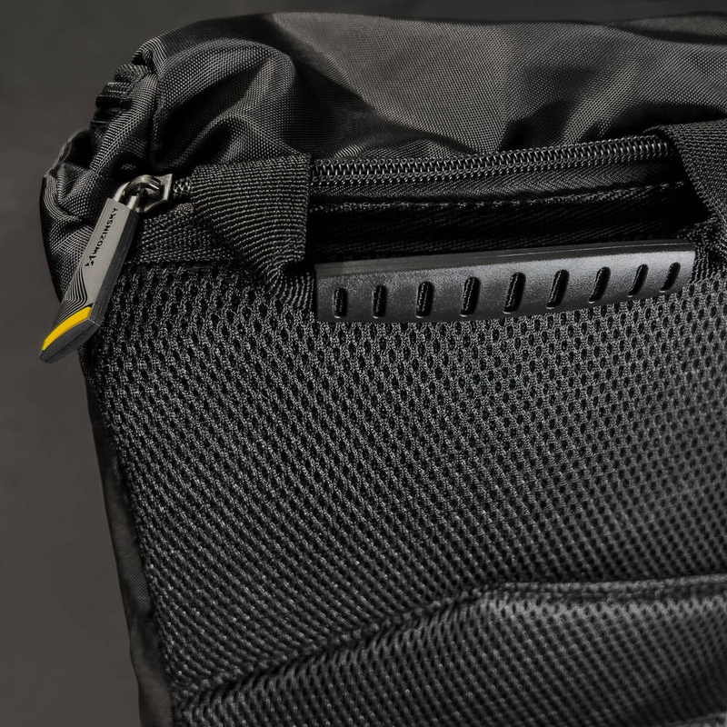 Wozinsky torba sportowa plecak bagaż podręczny torba 40x20x25 cm do samolotu czarny (WSB-B01)