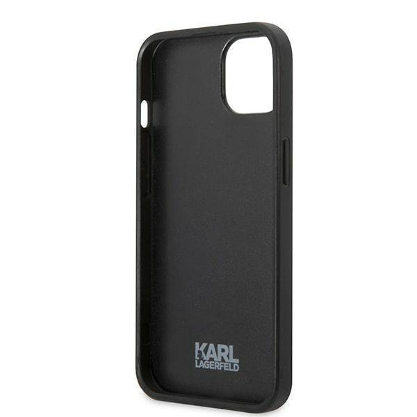 Original Case IPHONE 13 Karl Lagerfeld Flower Ikonik Karl (KLHCP13MPMNFIK1) gray
