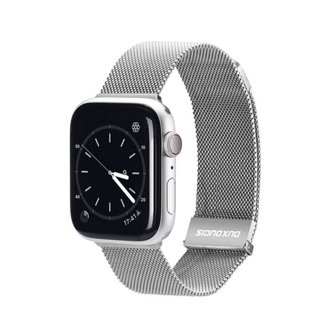 Pasek do APPLE WATCH 38 / 40 / 41 MM Dux Ducis Strap Milanese srebrne