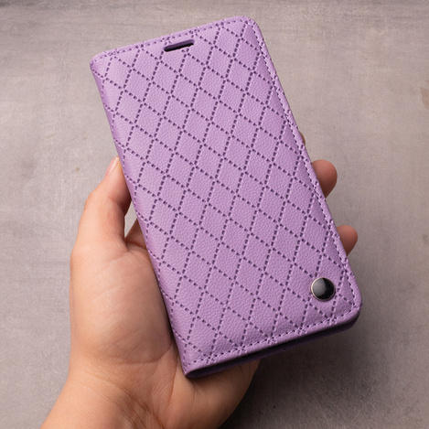 Etui Smart Caro do iPhone 16 Plus 6,7" fioletowe