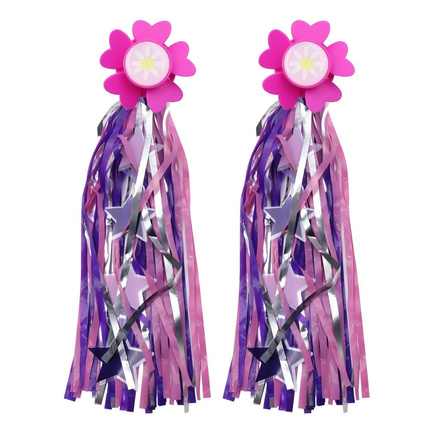 Wstążki ozdobne na kierownice rowerową FSAKB-093-6 wielokolorowe