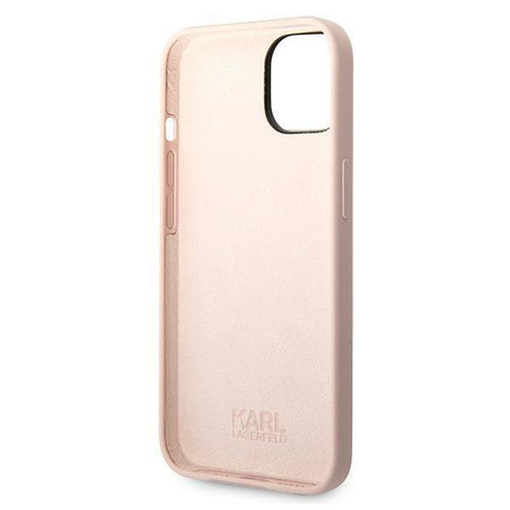 Karl Lagerfeld KLHCP14MSLKHLP iPhone 14 Plus 6,7" hardcase różowy/pink Silicone Karl`s Head