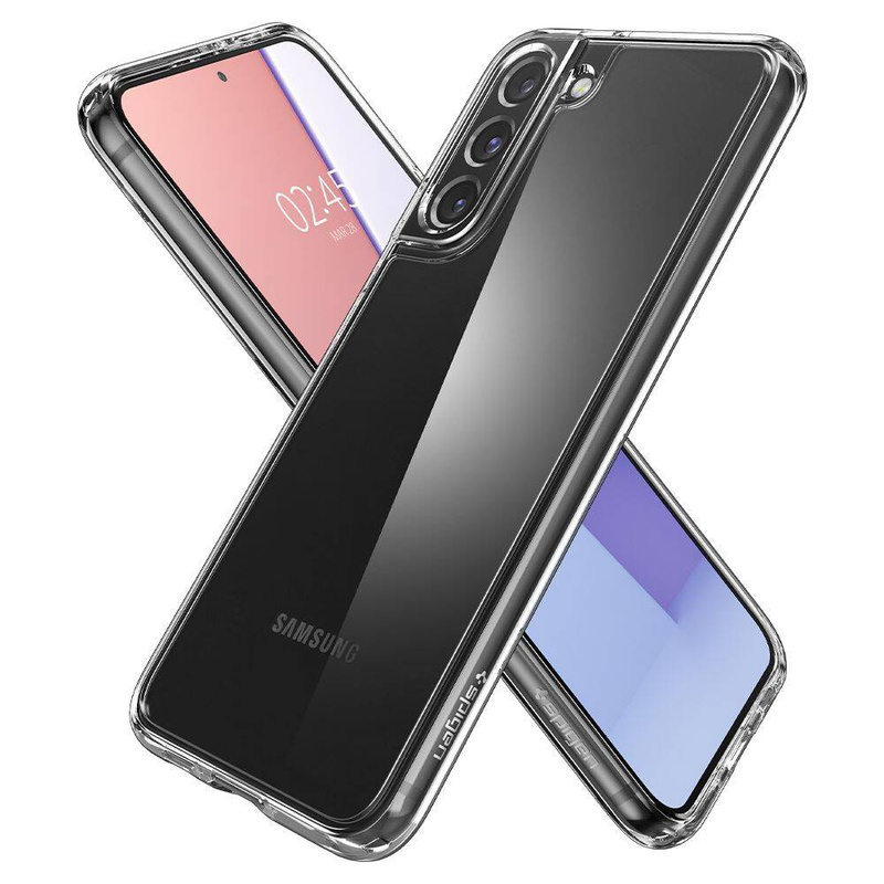 Etui SAMSUNG GALAXY S22 Spigen Ultra Hybrid Crystal Clear transparentne