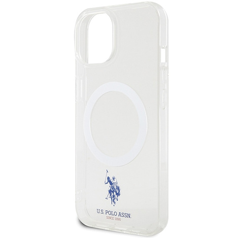 Etui U.S. Polo Assn. MagSafe Collection do iPhone 15 - przerozczyste