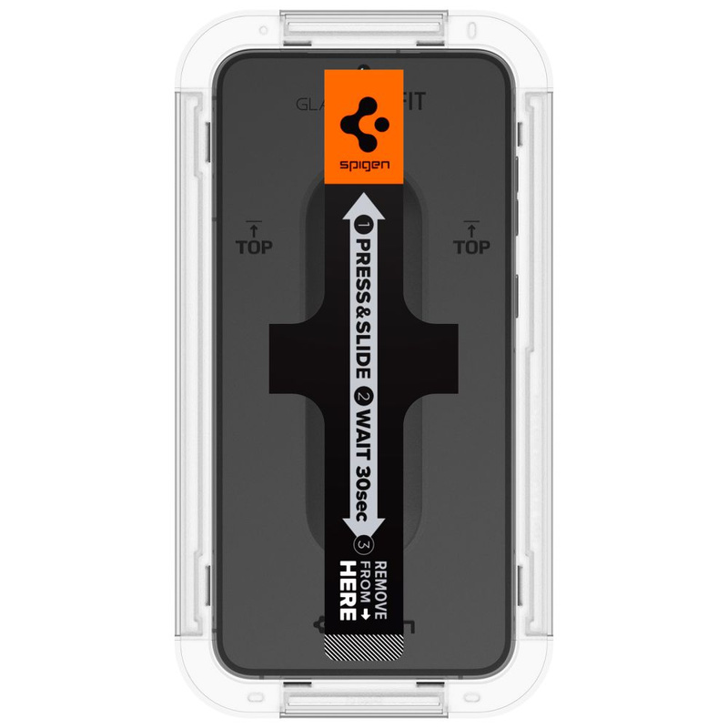GEHÄRTETES GLAS Spigen GLAS.TR „EZ FIT“ 2ER-PACK GALAXY S23+ PLUS KLAR