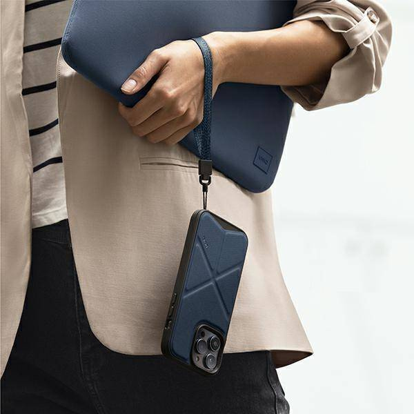 Uniq case Transforma iPhone 14 Plus 6.7" Magclick Charging blue/electric blue