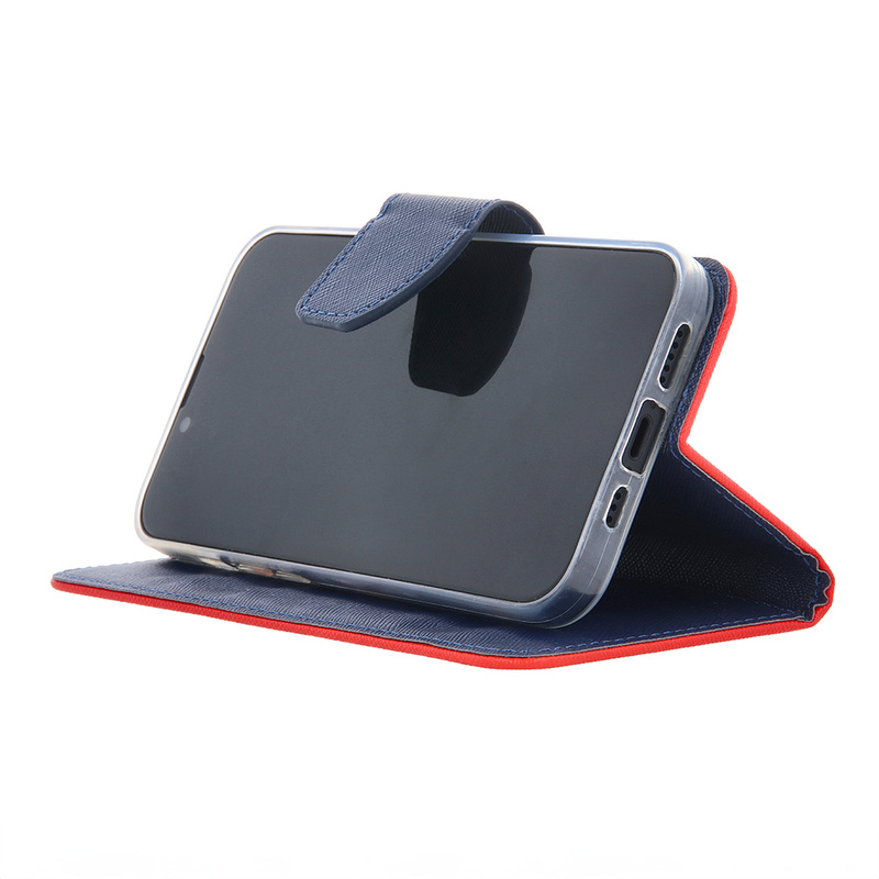 Etui Smart Fancy do iPhone 16 Pro 6,3&quot; czerwono-granatowe