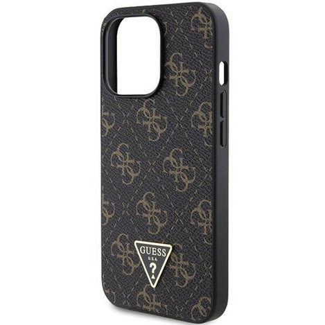 Oryginalne Etui GUESS hardcase 4G Triangle Metal Logo GUHCP14XPG4GPK do Iphone 14 Pro Max czarny