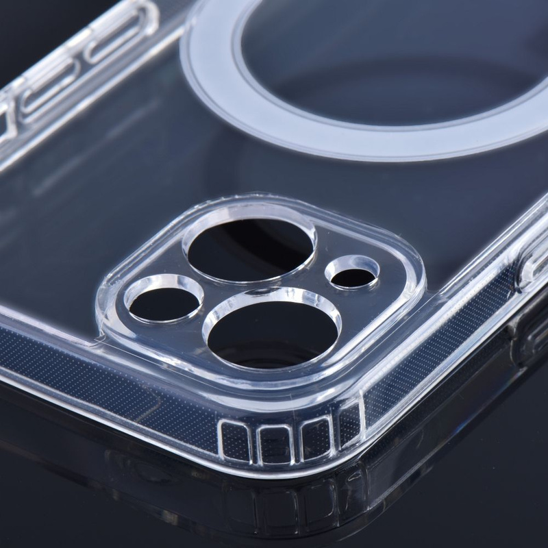 Futerał CLEAR MAG COVER (MID) kompatybilny z MagSafe do IPHONE 15 transparentny
