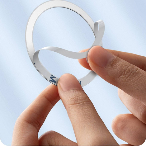 Baseus Halo Series Magnetring (2 Stück / Packung) silber (PCCH000012)