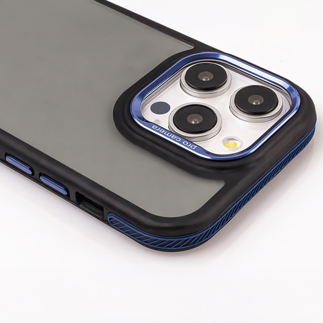 Nakładka Crystal Black do iPhone 16 Plus 6,7" niebieska