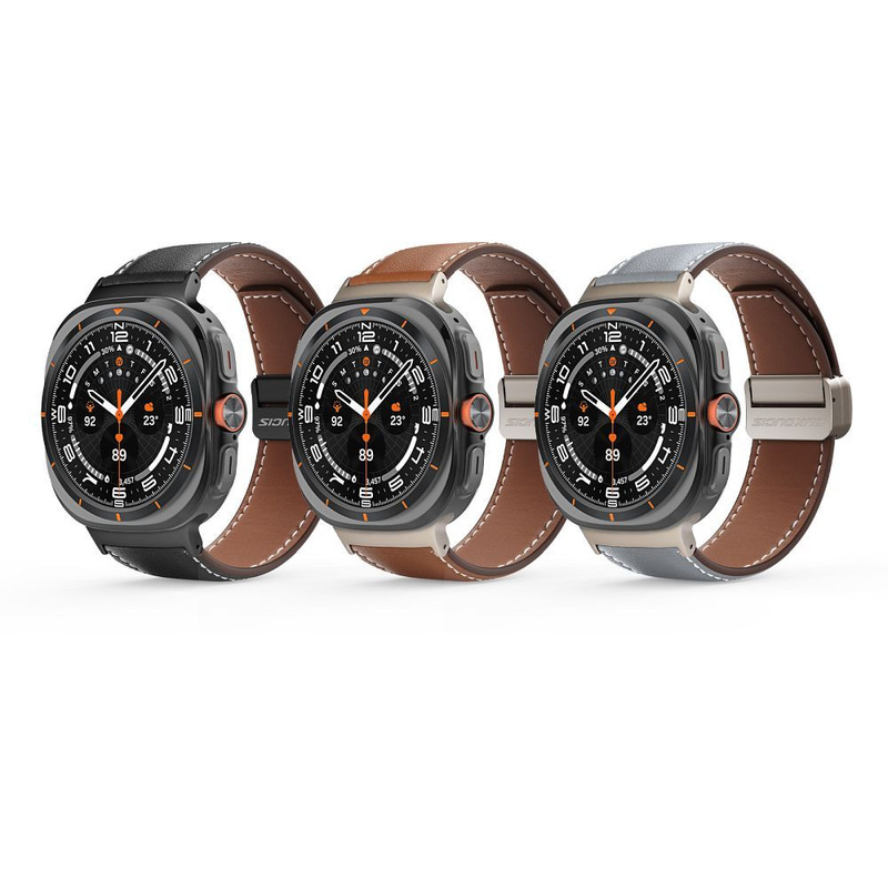 DUX DUCIS pasek YA skórzany 47 mm czarny