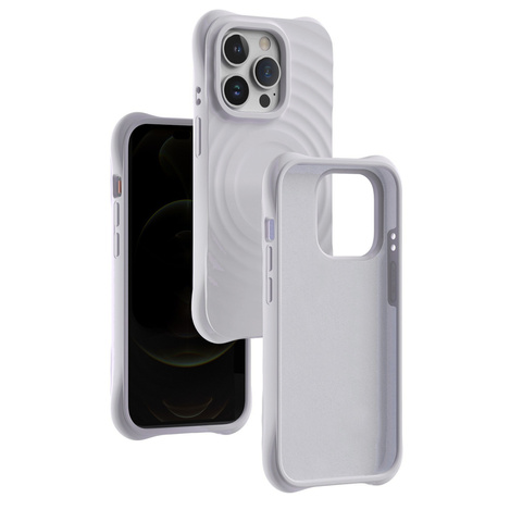 Nakładka Circle Mag do iPhone 16 Plus 6,7&quot; szara