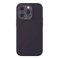 Etui Baseus Liquid Silica Gel do iPhone 14 Pro (fioletowe) +szkło hartowane +zestaw czyszczący
