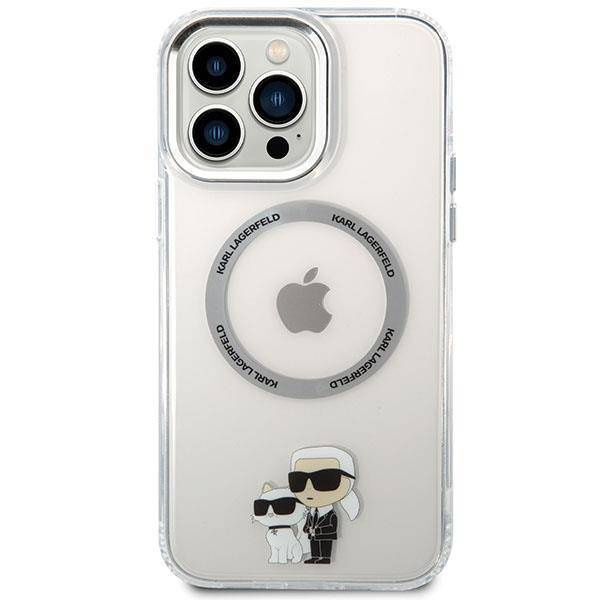 Karl Lagerfeld KKLHMP13XHNKCIT iPhone 13 Pro Max 6.7&quot; hardcase transparent Iconic Karl&amp;Choupette Magsafe