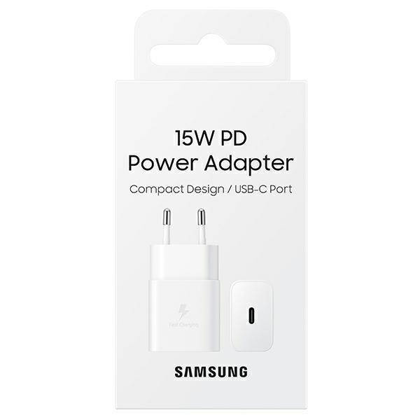 Samsung ładowarka sieciowa USB Typ C 15W PD AFC biały (EP-T1510NWEGEU)