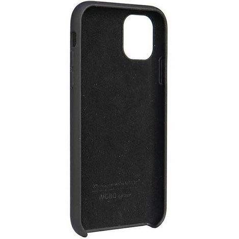 Audi Silikonhülle iPhone 12/12 Pro 6,1&quot; schwarz/schwarz Hardcase AU-LSRIP12P-Q3/D1-BK