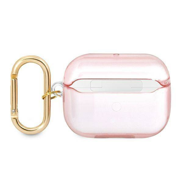 Schutzhülle APPLE AIRPODS PRO Guess AirPods Strap Collection (GUAPHHTSP) rosa