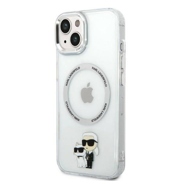 Karl Lagerfeld IML NFT Karl & Choupette MagSafe - Etui iPhone 14 Plus (przezroczysty)