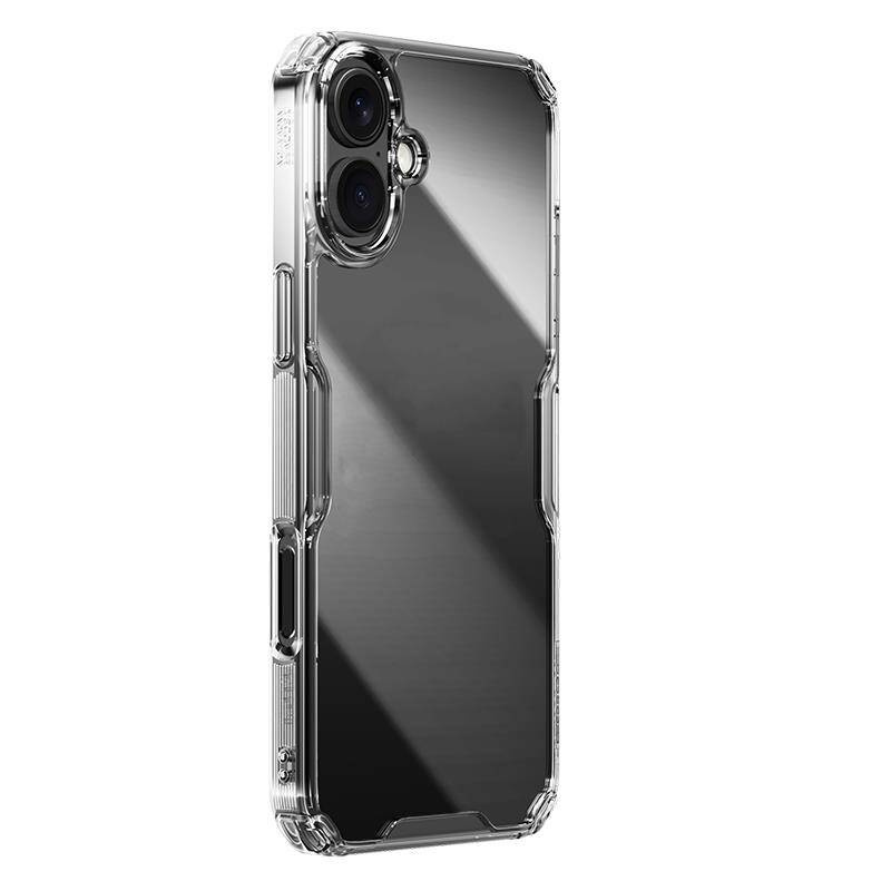 Nillkin Nature Pro Case für iPhone 16 – transparent und weiß