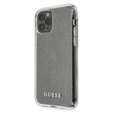 Guess Glitter Case - Etui iPhone 11 Pro (Silver)