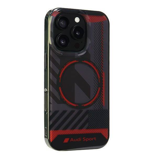 Audi nakładka IML Sport MagSafe do iPhone 16 Pro Max 6.9" czarna