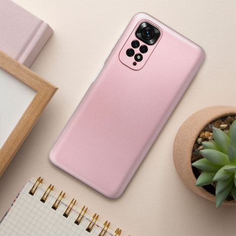 Futerał METALLIC do XIAOMI Redmi 12C różowy