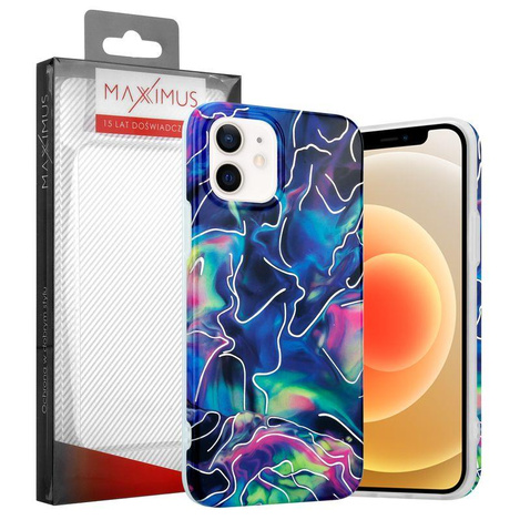 Case SAMSUNG GALAXY S22+ PLUS MX Marble navy blue