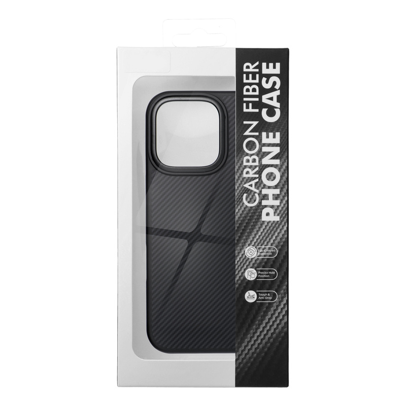 Carbon Elite Mag Cover kompatybilny z MagSafe pasuje do IPHONE 16 PLUS czarny