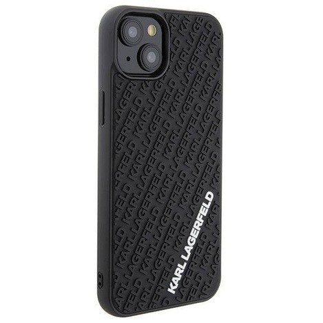 Karl Lagerfeld nakładka do iPhone 15 Plus 6,7" KLHCP15M3DMKRLK czarna HC 3D Multi Logo
