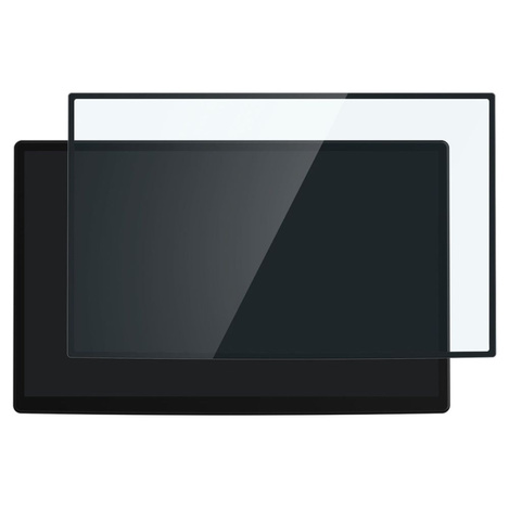 GEHÄRTETES GLAS Spigen GLASS FC &quot;EZ FIT&quot; TESLA MODELL X 2022 / MODELL S 2021 SCHWARZ